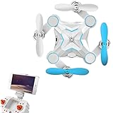 GordVE Mini Foldable RC Drone FPV VR Wifi RC Quadcopter Remote Control Drone with HD 720P Camera RC Helicopter-Blue