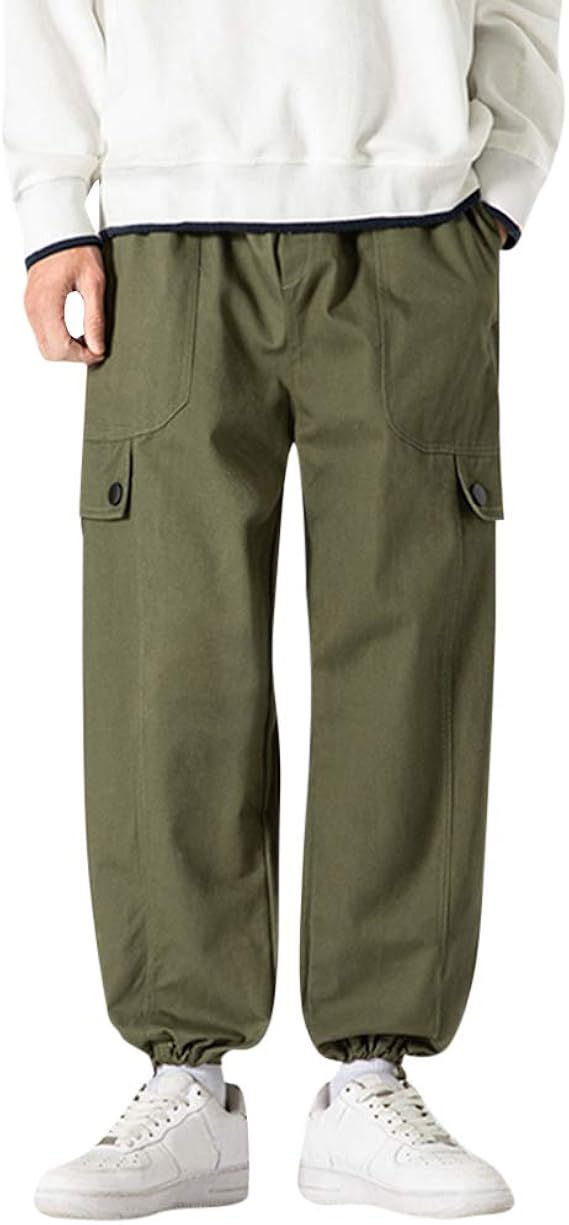 Ceen チノパン メンズ ロングパンツ ストレッチ 無地 綿 ズボン 登山 大きいサイズ サルエルパンツ ロングパンツ 通販 Amazon