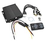 AweekÂ® 4 Channel H.264 Realtime SD Car Vehicle Mobile DVR 4CH Audio D1 Realtime Record Car MDVR Video Mobile DVR