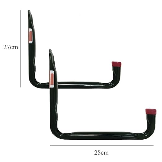 2 x grande Para trabajo pesado Almacenamiento ganchos de pared Escalera