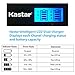 Kastar LCD Dual Slim Charger for Canon LP-E5 LPE5 and Canon EOS Rebel XS, Rebel T1i, Rebel XSi, 1000D, 500D, 450D, Kiss X3, Kiss X2, Kiss F digital camera, BG-E5 grip
