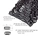 Water Wave Curly Clip ins Brazilian Grade 8A Virgin Remy Water Curly Human Hair Extensions Double Weft 1B Natural Black Color for Black Women 8Pcs/lot 120g/set Apeasex (12 Inch, Water Wave)