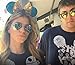 CLGIFT Jasmine Inspired Minnie Mouse Ears, Aladdin inspired, Princess Jasmine ,rose gold mouse ears, Aladdin Ears