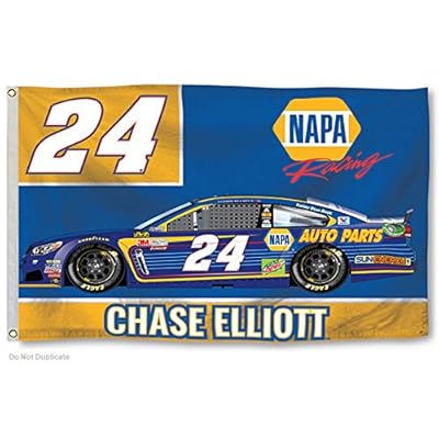 Chase Elliott #24 2017 CAR Version 3x5 Flag Outdoor House Banner Nascar Racing