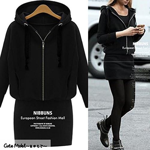 Amazon パーカー ドッキング ワンピース タイトスカート ミニスカート ブラック 3xl ワンピース チュニック 通販