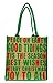 National Geographic Reusable Grocery Bag Shopping Tote 100% Cotton with Planet or Plastic Print Made in the USA (2 Pack)