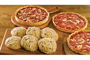 LOU MALNATI'S TASTES OF CHICAGO 6 Carol's Cookies & 3 Lou Malnati'sChicago-Style Deep Dish Pizzas (1 Cheese 1 Sausage 1 Pepperoni)