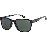 O'NEILL BLUESHORE Men's Polarized Square Mineral Glass Sunglasses (Black/Green, 55mm)