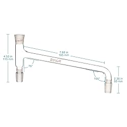 stonylab Glass Distilling Adapter, Borosilicate