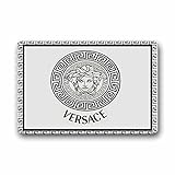 Custom retro Versace Machine Washable Top Fabric Non-slip Rubber Indoor Outdoor Home Office Bathroom Doormat Size 23.6x15.7