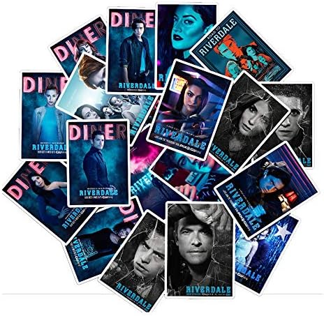 TV Drama Riverdale Laptop Stickers - Decals Vinyl Waterproof for Water Bottle Cars Motorcycle Bicycle Bumper Skateboard Luggage Phone Case DIY Decoration Gift 25 pcs [No-Duplicate]