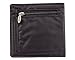 Big Skinny Men's World Bi-Fold Slim Wallet with Zippered Pocket, Holds Up to 35 Cards, Black