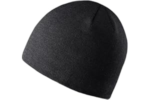 Pioneer Work Black Beanie - Black Toque - One Size Fits Most - for Men and Women - Machine Washable