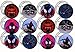 Spiderman into The Spider-Verse Buttons Party Favors Supplies Decorations Collectible Metal Pinback Buttons Pins, Large 2.25