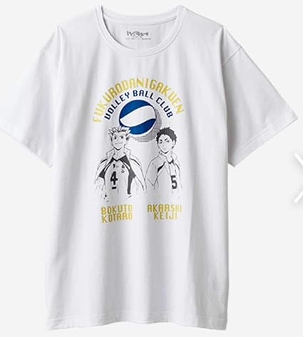 Amazon ハイキュー 私立梟谷学園高校 木兎光太郎 赤葦京治 メンズtシャツlタグ付き アベイル アニメ 萌えグッズ 通販