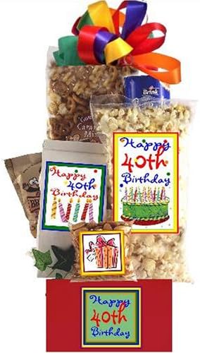 40th Birthday Gift Basket Surprise