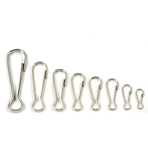 FACILLA® 20 X Metal Lanyard Snap Spring Clips Hooks Findings DIY 1.5x0