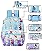 Disney Girls' Frozen All Over Print Backpack, Blue One Size