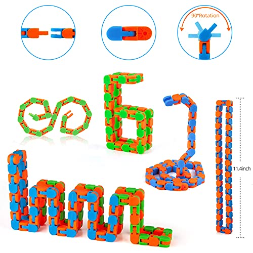 Sensory Fidget Toys Set Fidget Pack Cheap, Relieves Stress and Anti-Anxiety Push pop for Kids Adults Perfect for Birthday Party Favors, School Classroom Rewards 8 Pcs