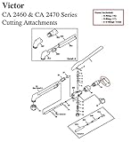 Victor CA1050 CA1060 CA2460 CA2470 Cutting Torch O-ring Rebuild/Repair Kit