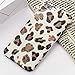 L-FADNUT Case Animal Leopard Print Phone Case Cool for iPhone 7 Plus Case iPhone 8 Plus Thin Cute Back Cover Cheetah Cat Silicone TPU Protective Cover(NO Real Glitter) for iPhone 7 Plus/8 Plus Case