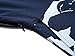 KIRA Womens Midi Dress Scoop Neck Floral Summer Beach Dress,Navy Blue,S
