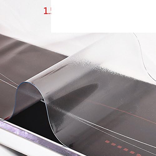 XKQWAN Matt cabinet tv Tablecloth Pvc Waterproof mat Crystal table cloth Soft glass Plastic Transparent Scrub mat-K 40x180cm(16x71inch)