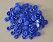 100 Glossy Royal Blue (B16) Round KAM Plastic Resin Snaps Craft Baby Bib Cloth Diaper