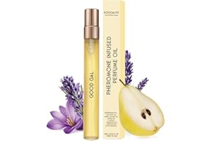 HoogaLife Pheromones Perfumes for Women, Inspired by Aria-na Gra/nde's God-dess, Blending Juicy Pear, Chocolaty Vanilla, Musky Warmth Scent, Travel Size Perfume Oil, 0.34fl.oz/10ml, Made in USA- NO.98