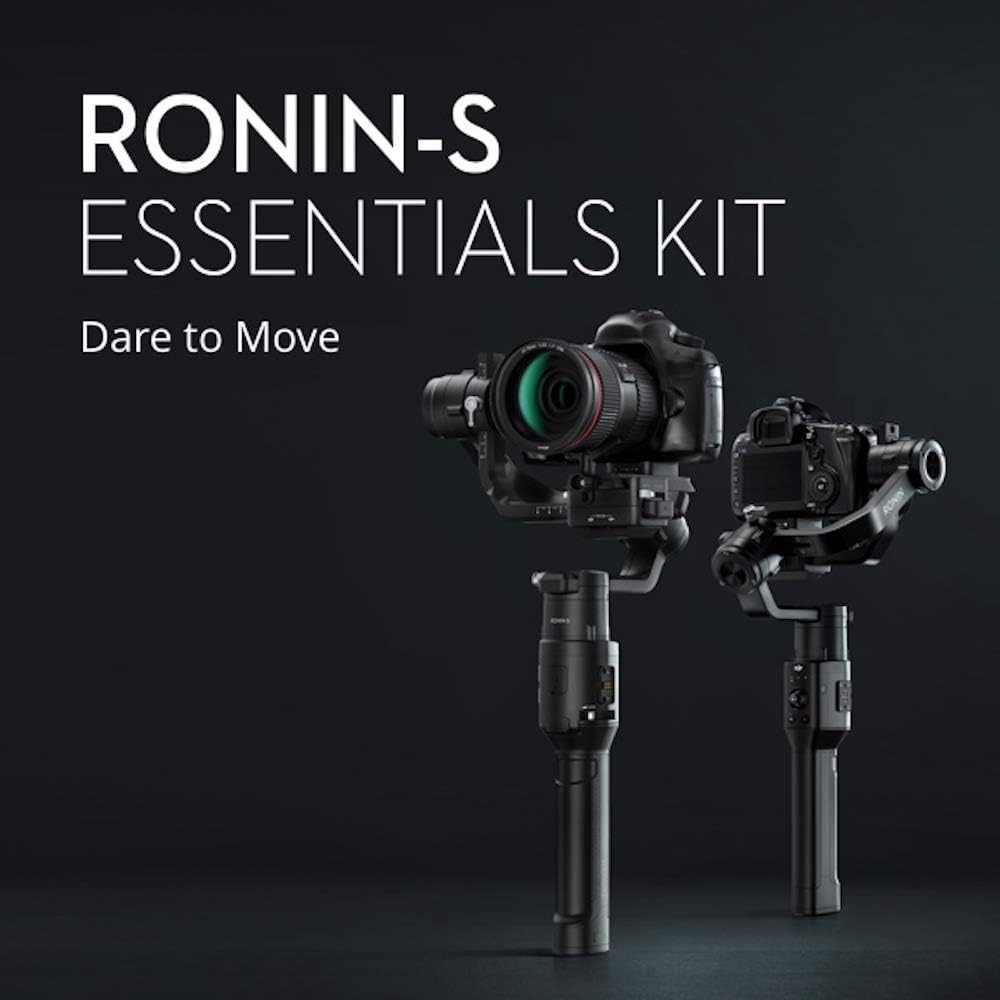 DJI Ronin-S Essentials Kit - Camera Stabilizer 3-Axis Gimbal Handheld for DSLR Mirrorless Cameras up to 8lbs / 3.6kg Payload for Sony Nikon Canon Panasonic Lumix, Black : Camera & Photo