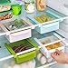 Mini Refrigerator and Fridge Storage Organizer Bins Desk Organizer (White)