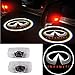 Moonet 2x Door LED Courtesy Shadow Ghost Welcome Lamp Projector Light for Infiniti Ex Fx G M Series Q50 Q70 Q60 Q70 Qx50 QX56 QX80