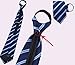 Sorrica Mens Comfortable Zipper Various Patterned Necktie Tie Package Set 2PT (One size, set1)
