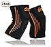 dimok Athletic Knee Brace Compression Sleeve Leg Support for Lifting Running Sport Men Women - Joint Pain Arthritis Meniscus Tear & Fast Recovery (2 Pack, XXL)