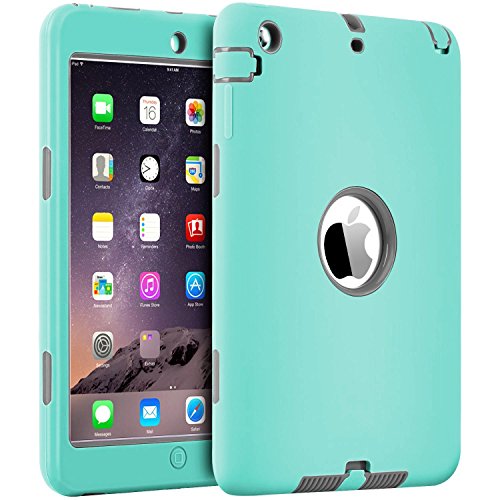 Ipad mini case, roke shock-absorption three layer armor defender …