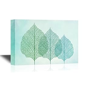 Abstract Leaves with Visible Leaf Vein