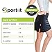 Skort with Pockets, Skorts Women Tennis Skorts for Women with Pockets (Medium) Black