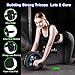 Syntus Upgraded 6-in-1 AB Wheel Roller with Knee Pad Push Up Bars Handles Grips Adjustable Skipping Jump Rope, Home Gym Workout Exercise Equipment for Men Women Boxing MMA Fitness Trainingthumb 1