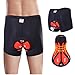 G4Free New Cycling Underwear 3D Padded GEL Riding cycling Shorts Padded Pants ,Breathable, Comfortable, Lightweight, Ideal for Men & Women Size M to Size XXXL