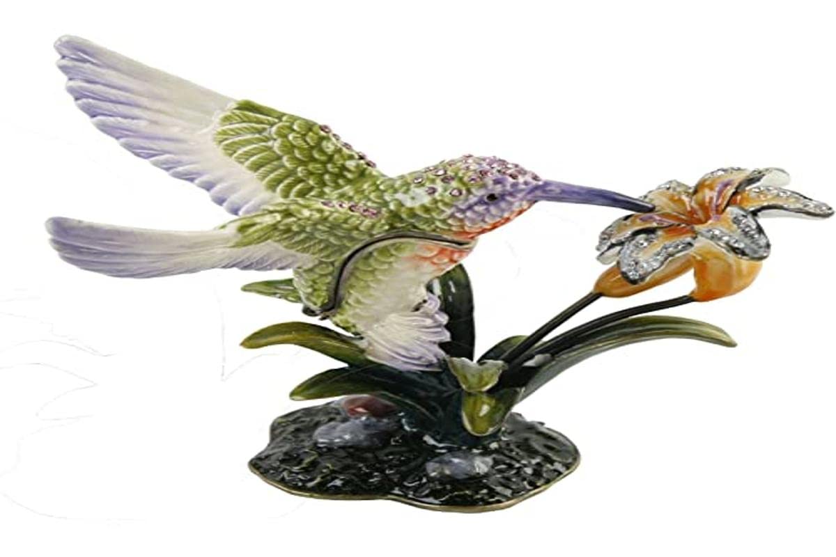 Juliana Trinket Box – Sparkling Hummingbird