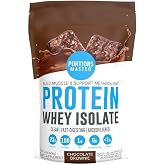 Portions Master CFM Whey Isolate 2LB, 23g, Cold-Processed (Choc Brownie)