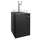 Kegco K309B-1 Kegerator Black, 2 Faucet