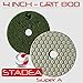 Stadea DPPD04SPRA400G1P Dry Concrete Diamond Polishing Pad for Concrete Stone Granite Travertine Marble Glass Polishing with Grit 400