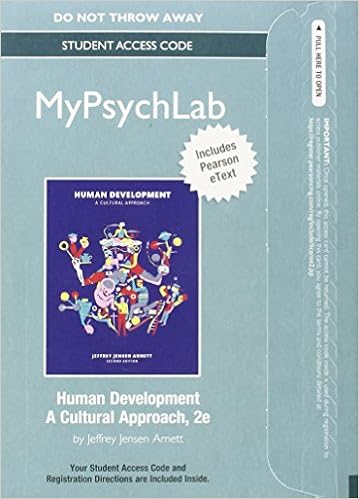 New Mypsychlab With Pearson Etext -- Standalone Access Card -- For Human Develo (9780133912487)