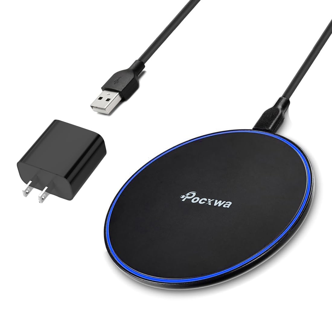 Photo 1 of *UNTESTED*
Pocxwa 15W Wireless Charger Compatible with iPhone 15 Pro Max 14 13 12 11 XS XR X, Samsung Galaxy S24 S23 S22 S21 S20 S10 S9 S8, Note 20, LG V60 G8 ThinQ Fast Wireless Charging Pad with QC3.0 Adapter