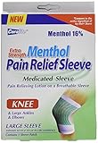 Extra Strength Menthol Pain Relief Knee Sleeve Bulk Case of 24
