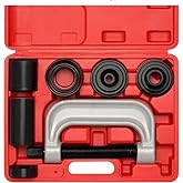 ZJERYL GULL Ball Joint Removal Tool Kit,10PC Ball Joint Press Kit for Most 2WD 4WD Cars and Light Trucks(Red)