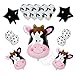 18Pack Kids Birthday Party Decorations 30inch Cow Balloon 12inch Latex Balloons for Farm Animal Theme Party Kid Birthday Party Favors (cow)