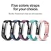 Lintelek Activity Tracker Slim Fitness Tracker Watch, Touch Screen Smart Bracelet with Anti-Lost Strap for Android Phone or iPhone