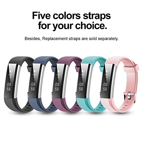 Activity Tracker , Lintelek Slim Fitness Tracker Watch, Touch Screen Bluetooth Pedometer Smart